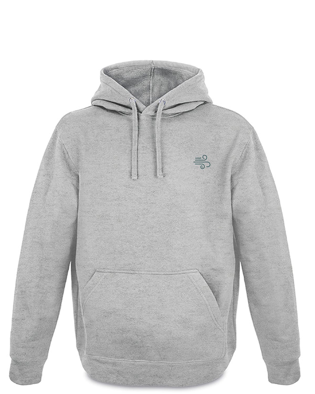 Hoodie casual gris frontal