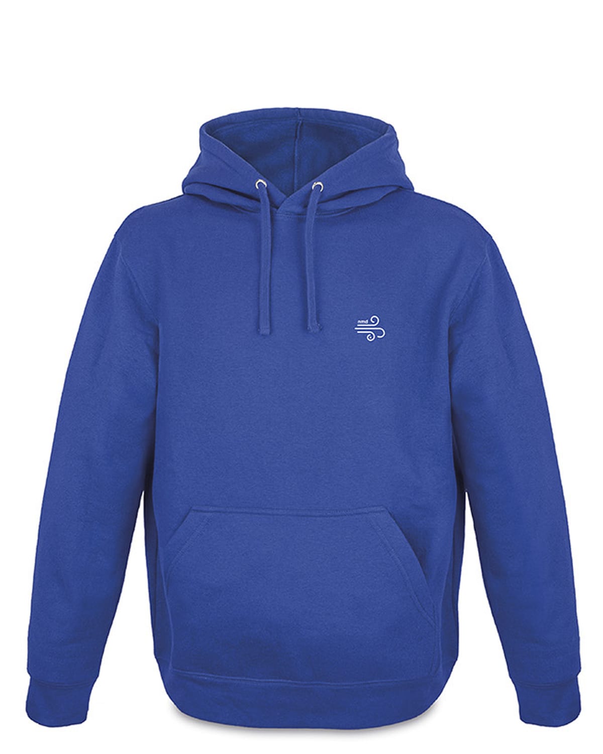 Hoodie casual azul royal frontal