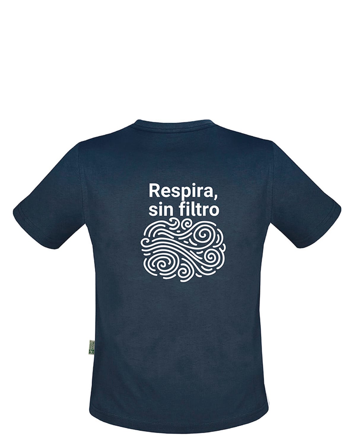 T-shirt marino trasera