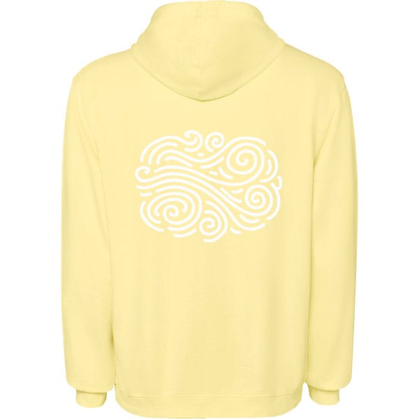 Sudadera arena trasera