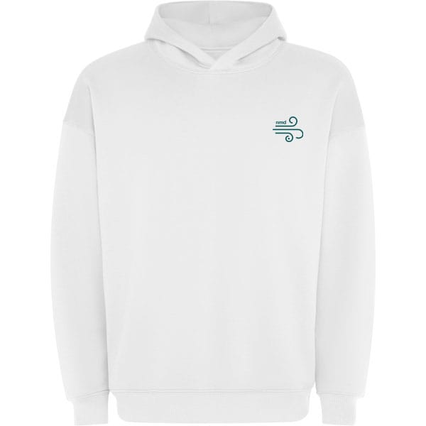 Camiseta blanca oversize frontal