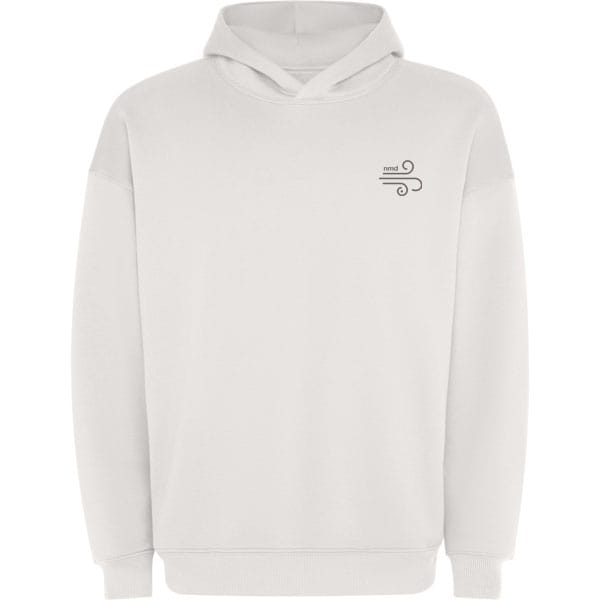 Camiseta crudo oversize frontal