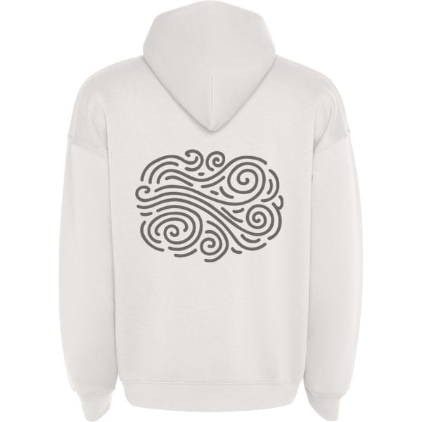 Camiseta crudo oversize trasera