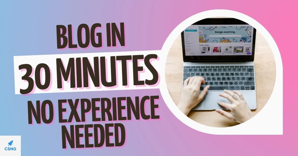 Step-by-step guide showing beginners how to start their first blog in 30 minutes with Bluehost, including easy setup instructions and visuals.