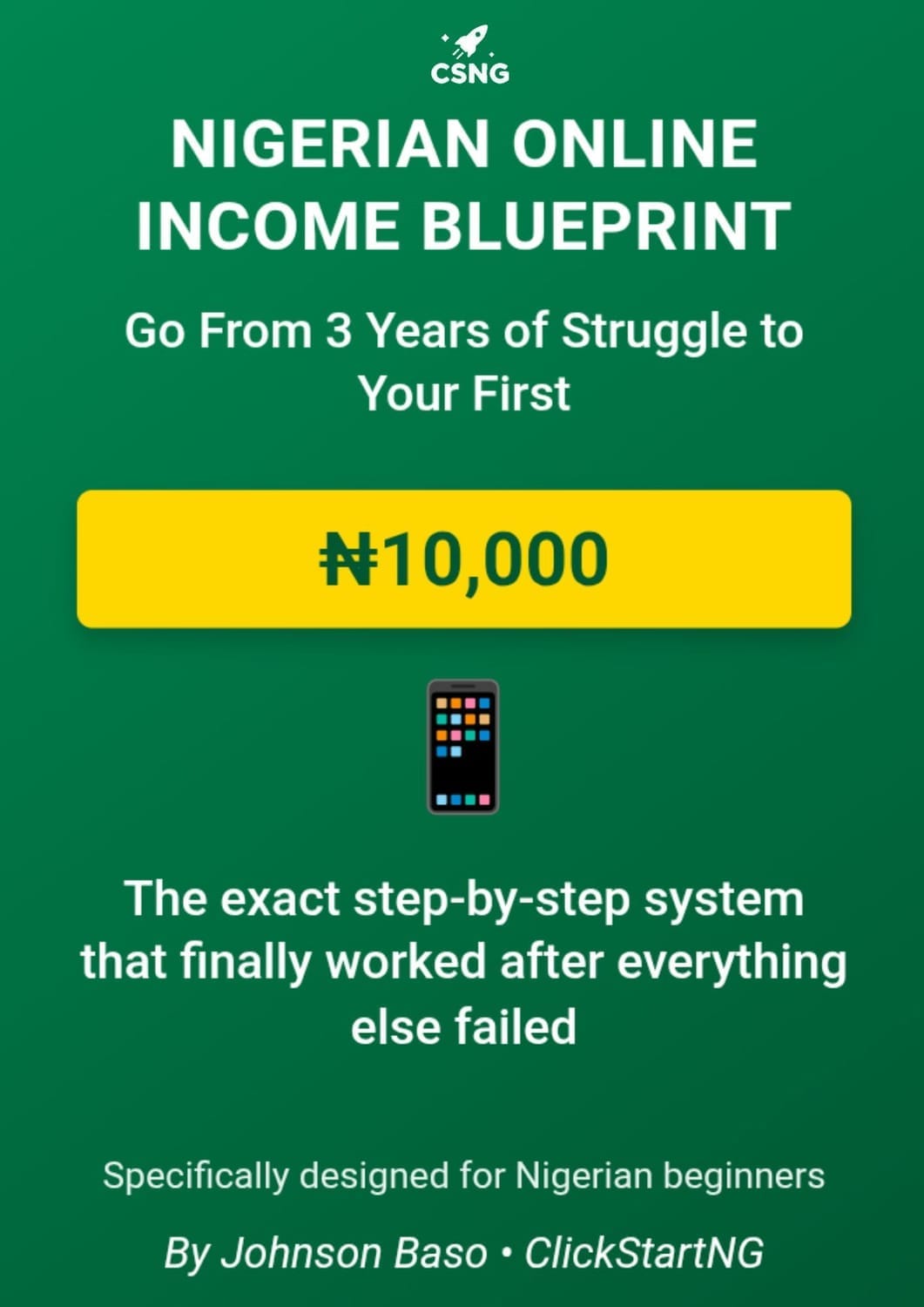 The Nigerian's Guide to Online Income ebook cover