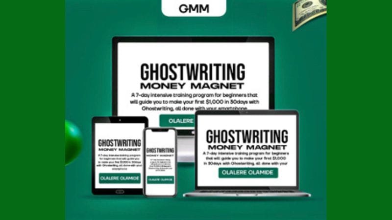 Ghostwriting Money Magnet review 2026 showing how beginners can make money with AI ghostwriting