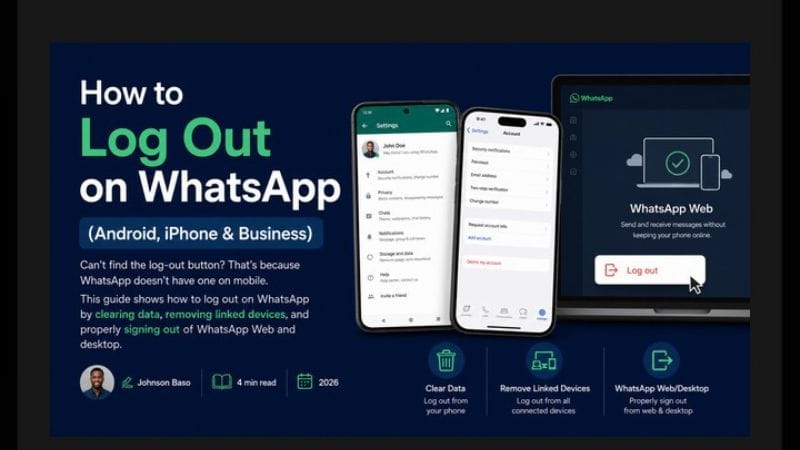 How to log out of WhatsApp on Android, iPhone, and Whats