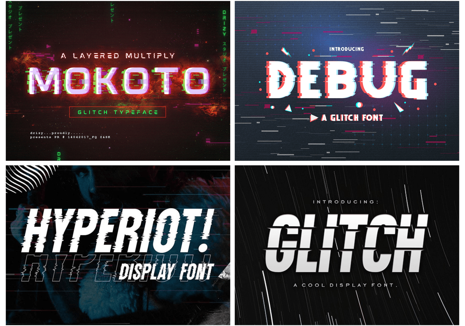 15 Must-Have Glitch Fonts for Commercial Applications