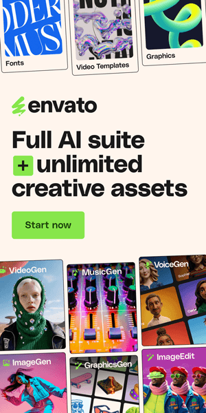 Full AI suite + creative assets at Envato Elements 