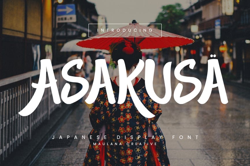 Asakusa: Modern Japanese Display Font