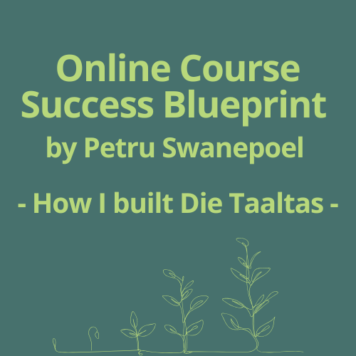 Online Course Success Blue Print PDF DOCUMENT - R499