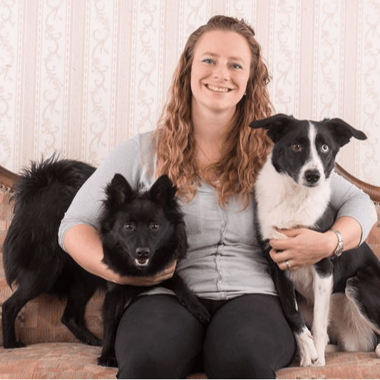 Christine Nussbaum-Reutimann mit ihren Hunden