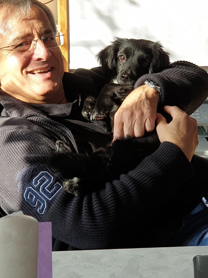 Rita mit Hündin Zuri