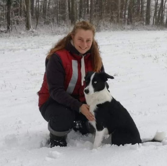 Christine mit Nora