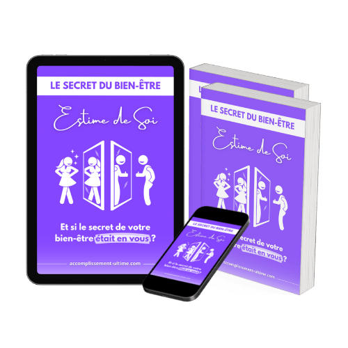 Ebook gratuit "et si le secret de votre bien-être était déjà en vous?" sur Estime de soi et bien-être. Livre numérique offert format pdf à télécharger pour renforcer et booster son estime de soi et améliorer son bien-être. "Le secret du bien être : Estime de soi" par accomplissement-ultime.com