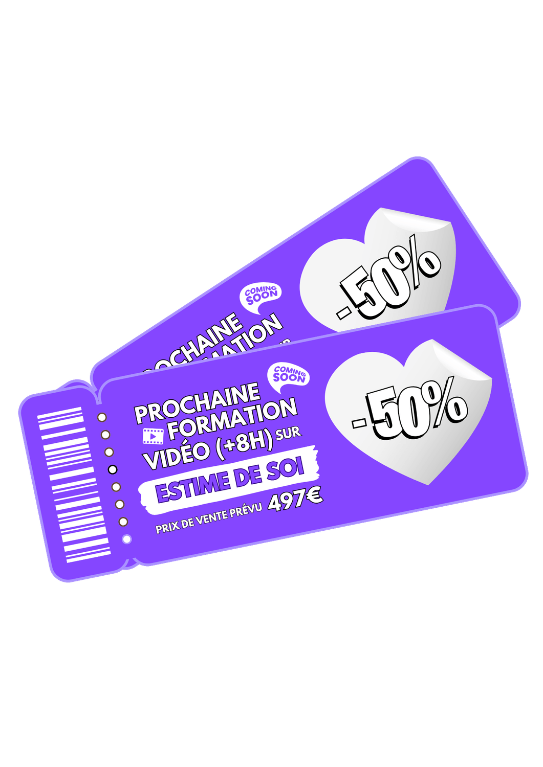 50% de réduction sur la formation estime de soi - développement personnel
