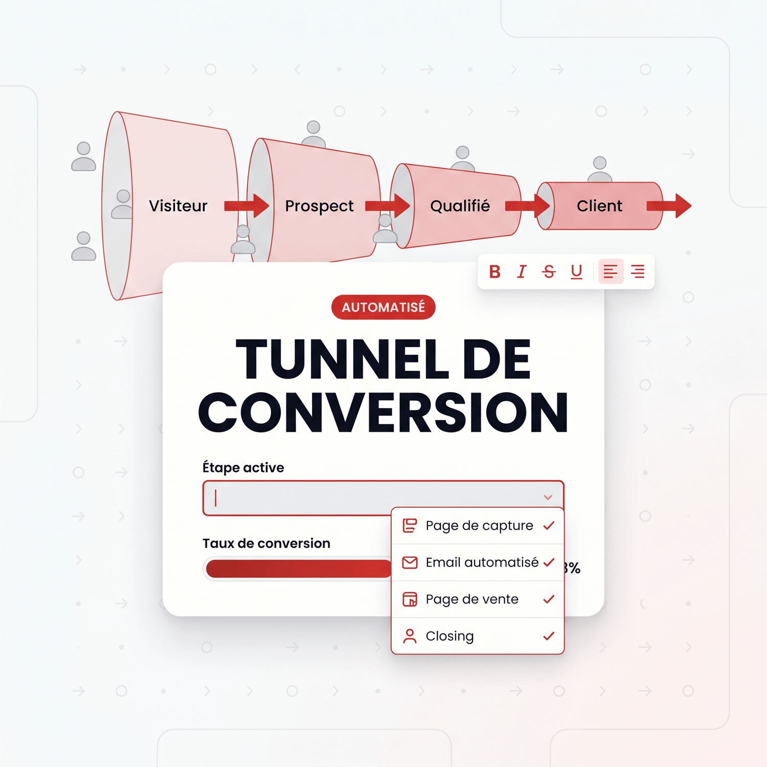 Pilier 2 : Tunnel de conversion optimisé pour le secteur du nettoyage B2B