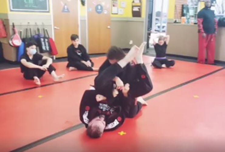 Chris Daniel Practicing Brazilian Jiu-Jitsu - Discipline and Focus