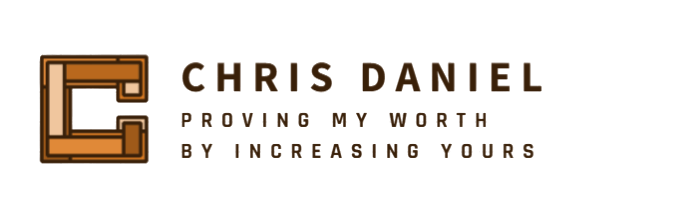Chris Daniel - Logo - Proving My Worth By Increasing Yours