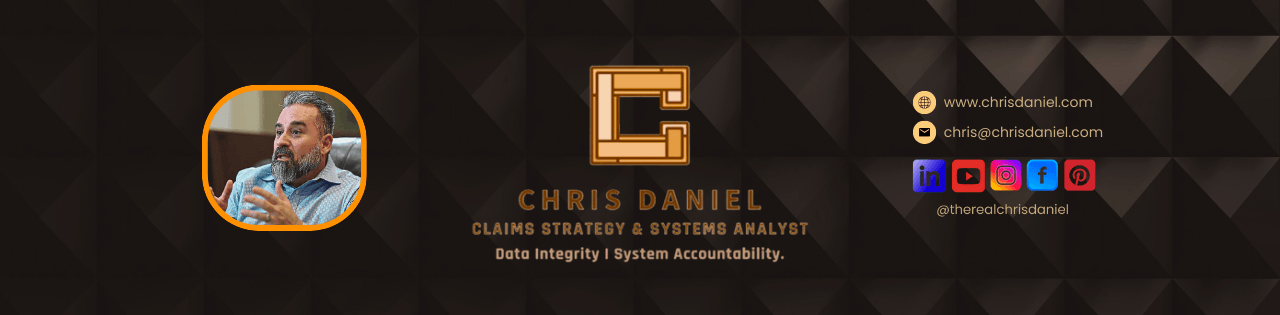 Chris Daniel - Footer Style Banner with Socials