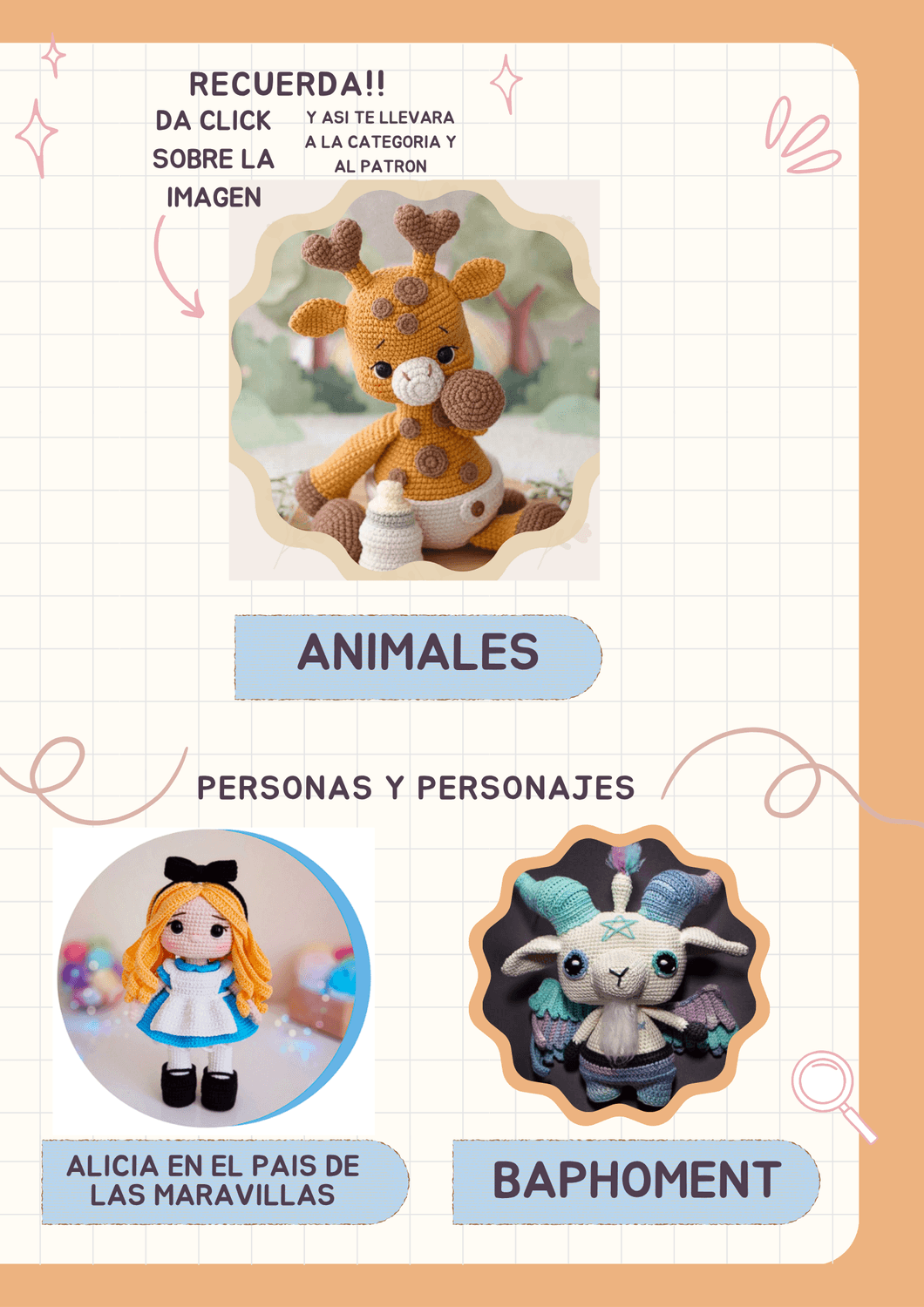 Patrones de Animales detallados