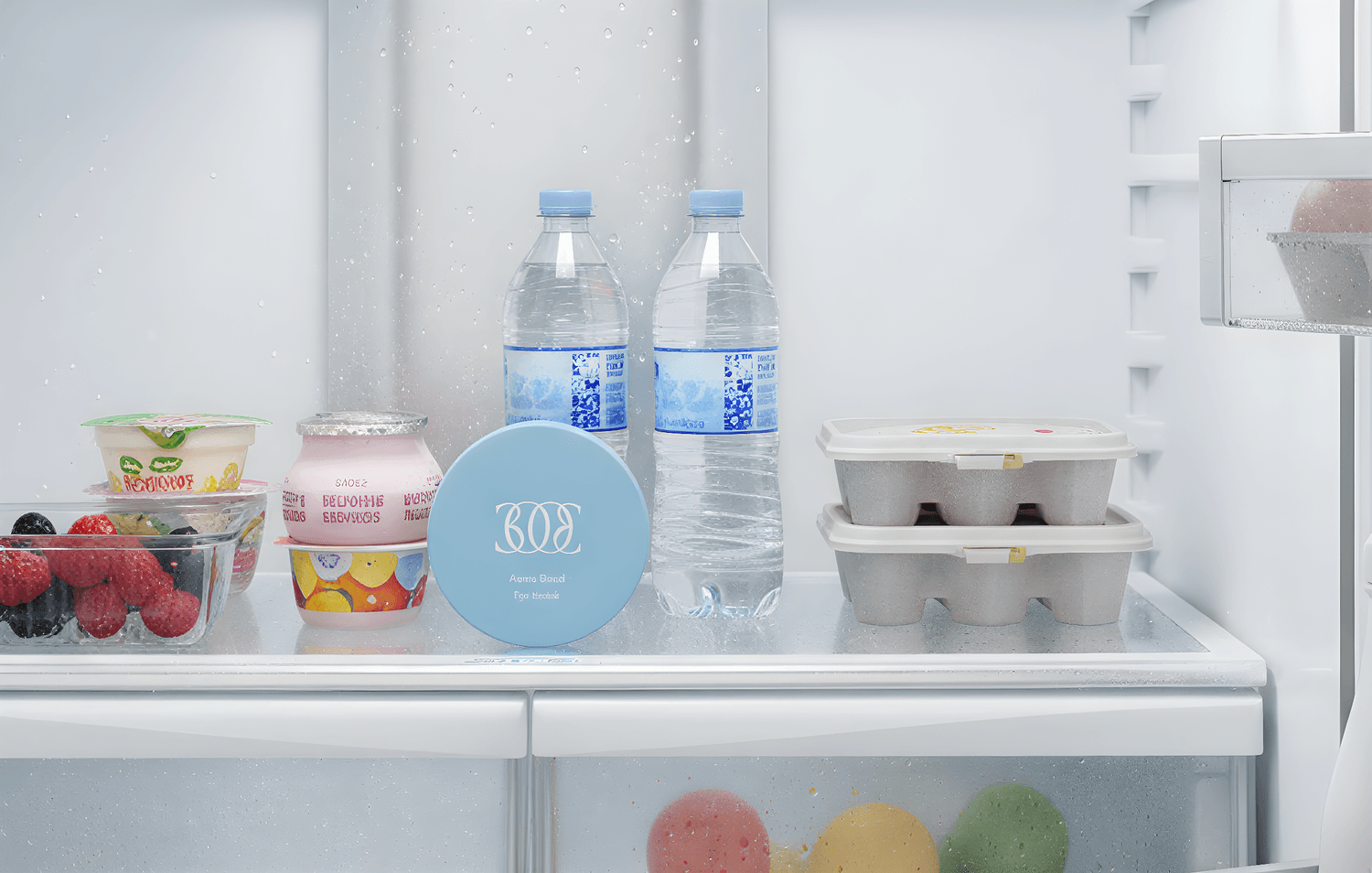 Arctic Ritual Eye Masks stored in refrigerator for enhanced cooling effect to reduce eye puffiness