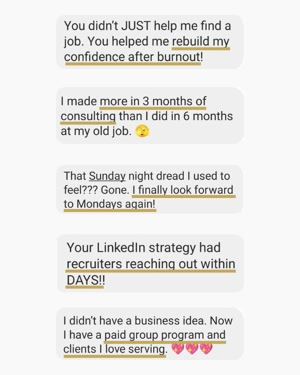 testimonials for tracey pennywell
