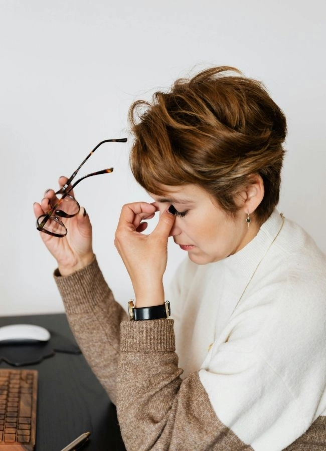 woman who is frustrated