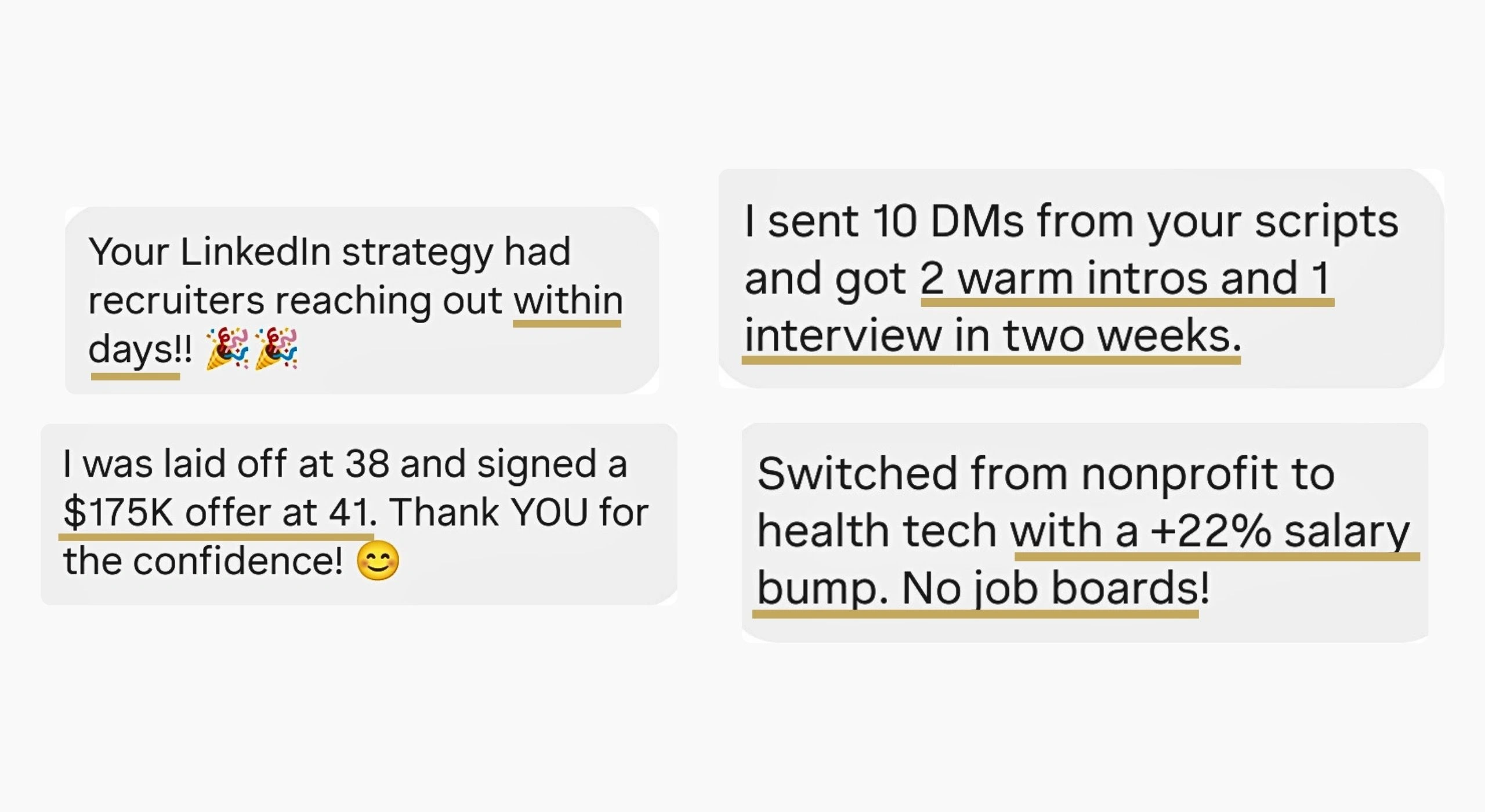 testimonials for tracey pennywell