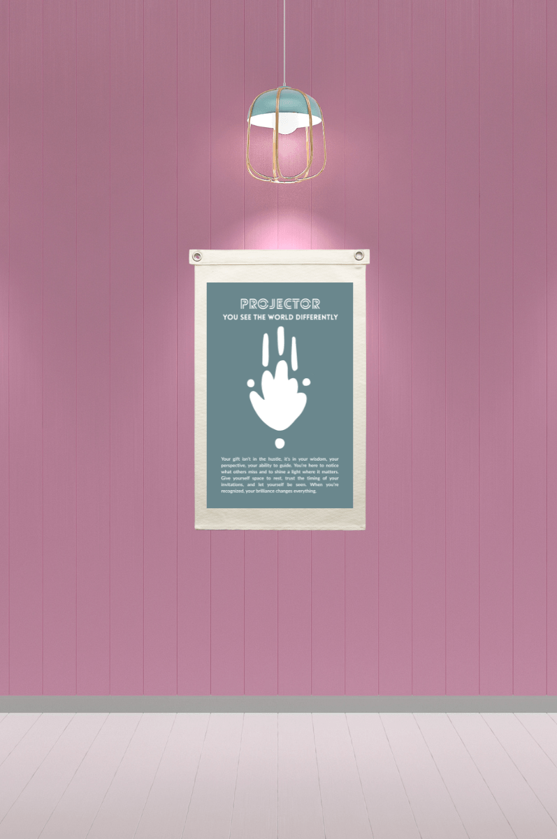 human design manifesto flags wall art