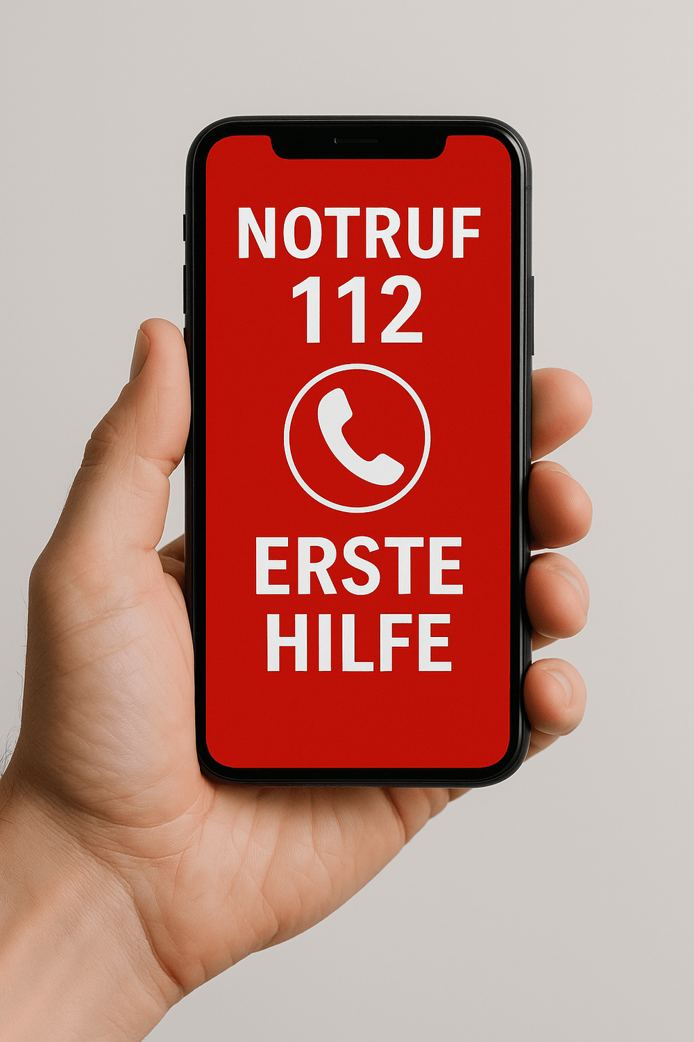 Notruf 112 Erste Hilfe – Handy im Einsatz