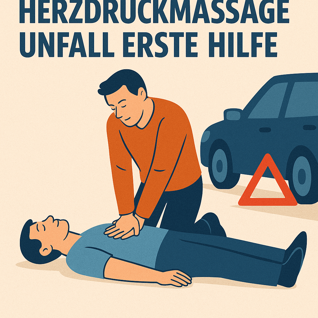 Herzdruckmassage nach Verkehrsunfall – Lebensrettende Sofortmaßnahmen Erste Hilfe