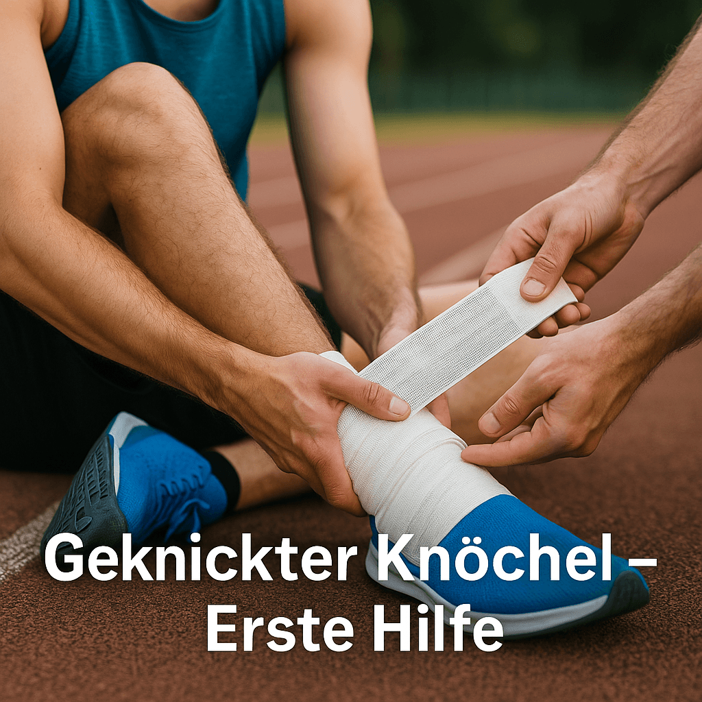 Geknickter Knöchel – Erste Hilfe bei Sportverletzungen