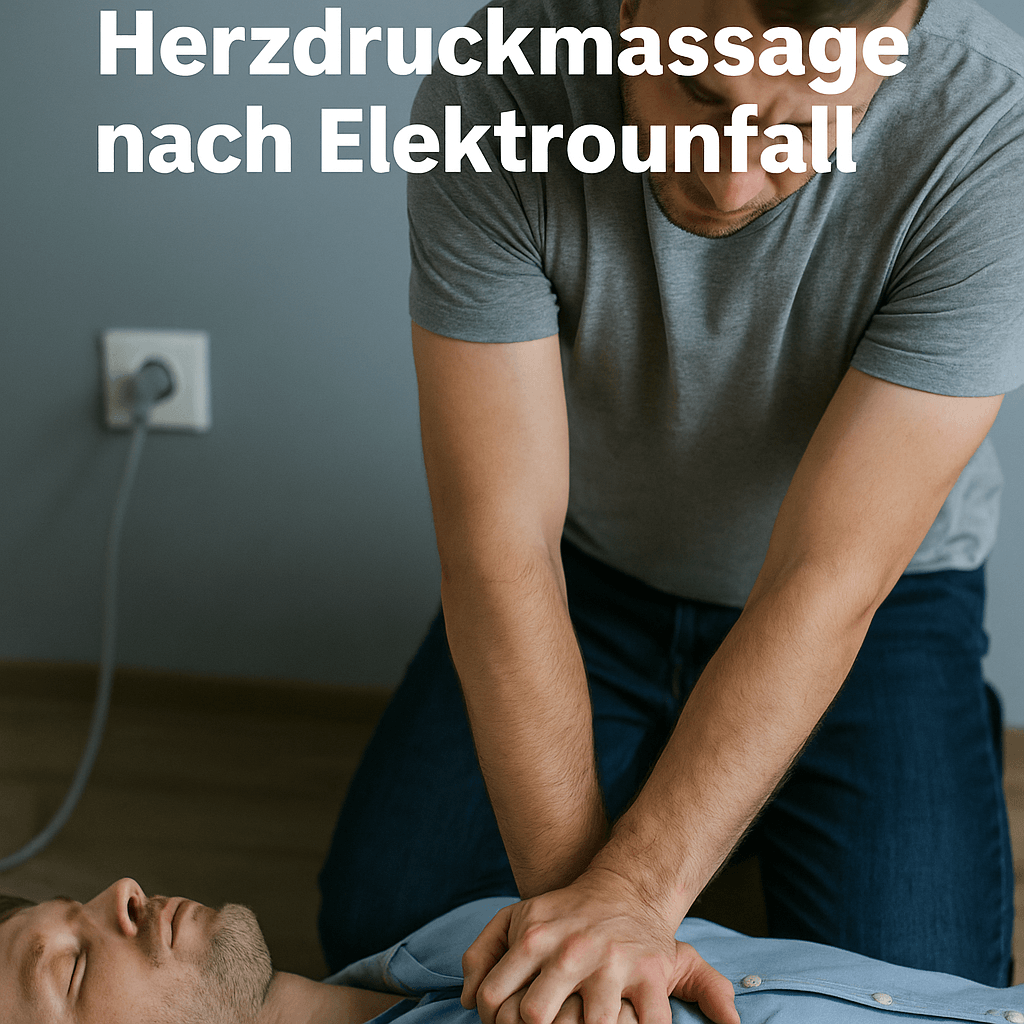 Herzdruckmassage nach Stromunfall – Wiederbelebung nach elektrischem Unfall