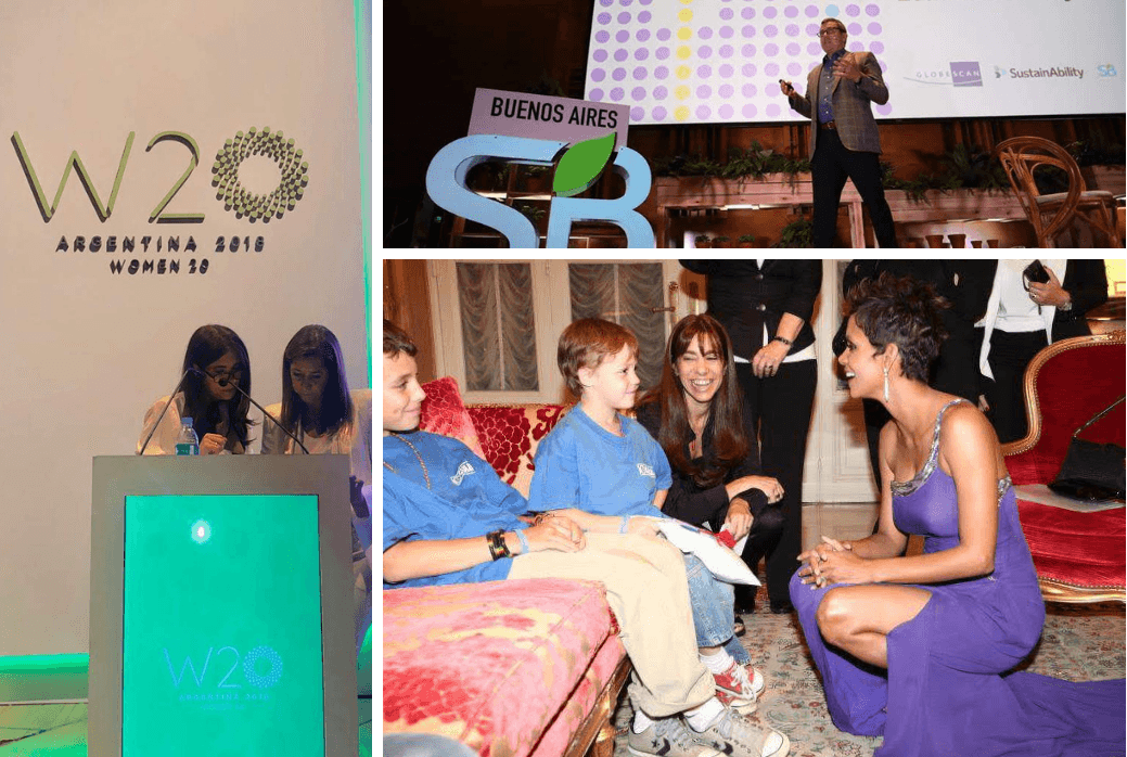 Eventos multilingües con interpretación simultánea en cumbres como W20 y SB Buenos Aires, producidos por Paulina Casabé y Casabest Communications..