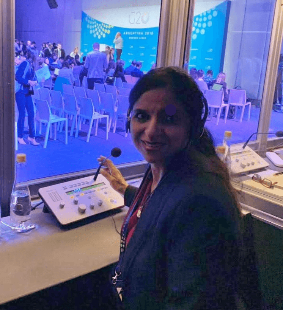 Equipamiento para interpretación simultánea