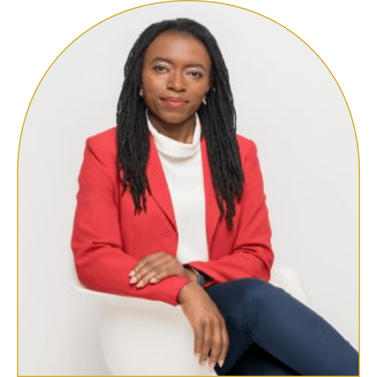 Headshot of Christiane Latchieu, a satisfied client of Regal Nexus Group's ghostwriting, personal branding and Content Marketing service