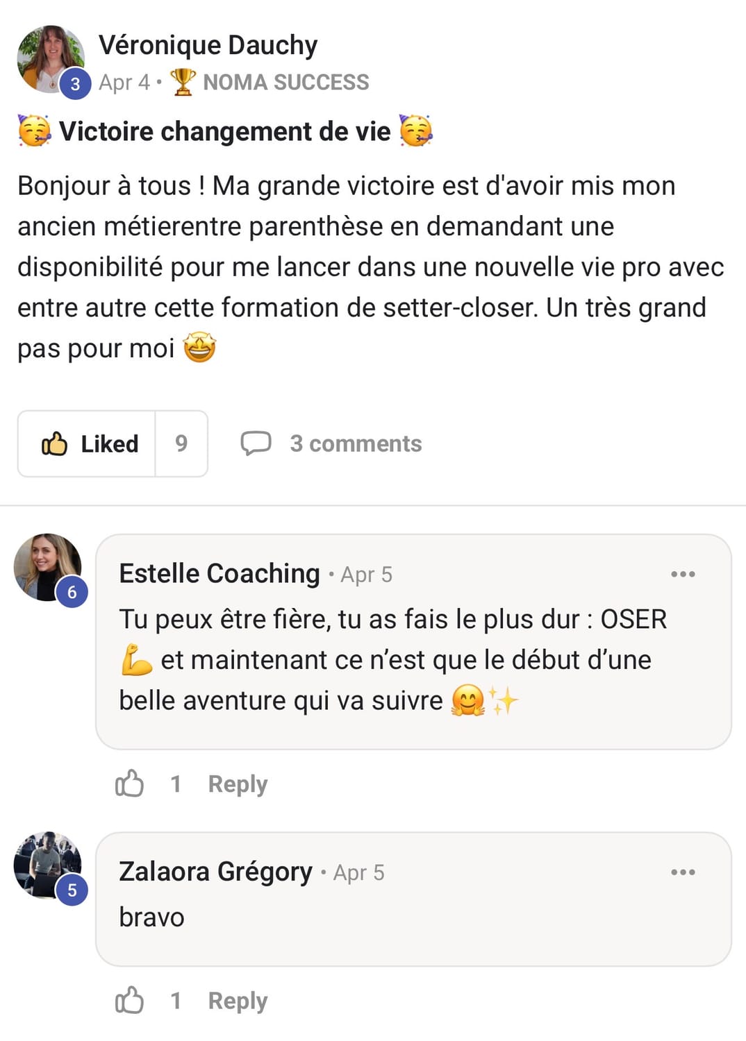 Témoignage Véronique Dauchy