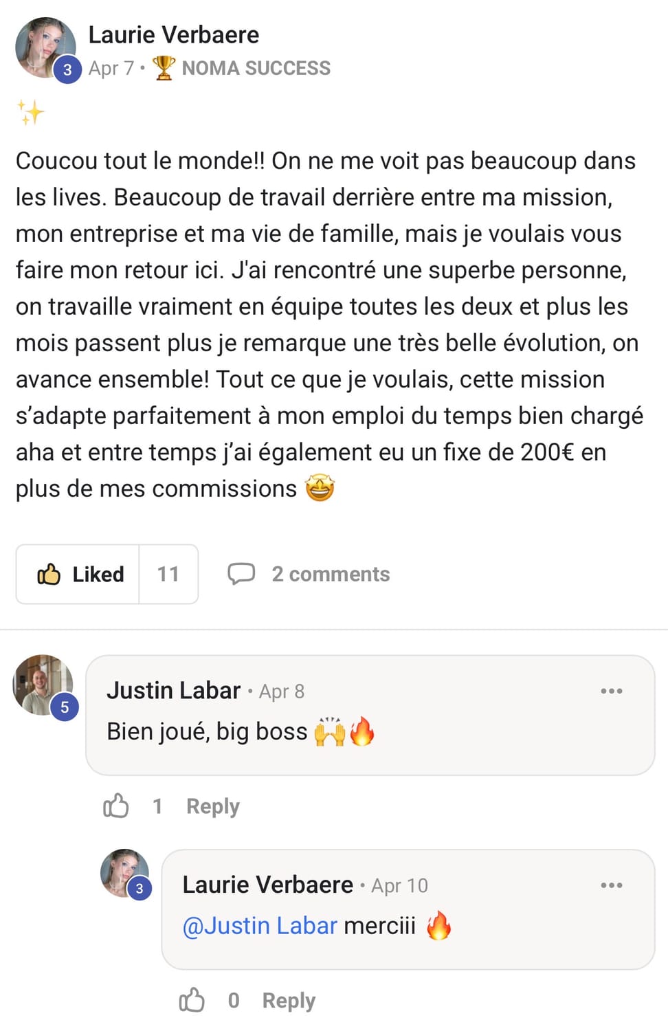 Témoignage Laurie Verbaere