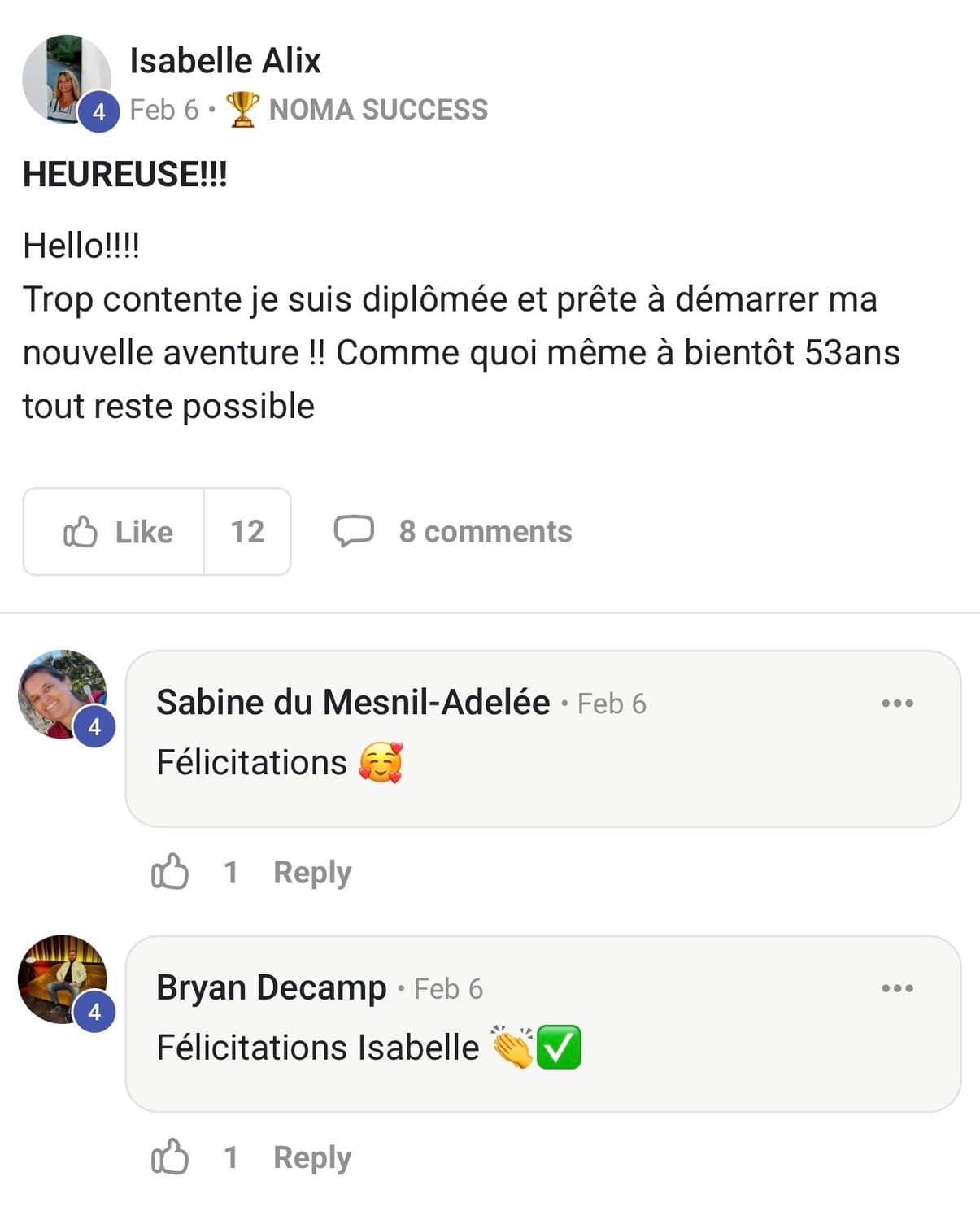 Témoignage Isabelle Alix