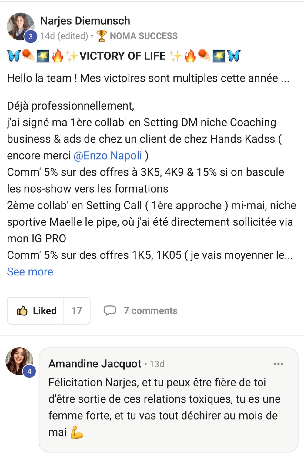Témoignage Narjes Diemunsch