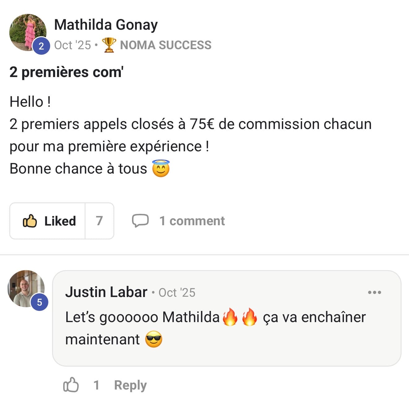 Témoignage Mathilda Gonay