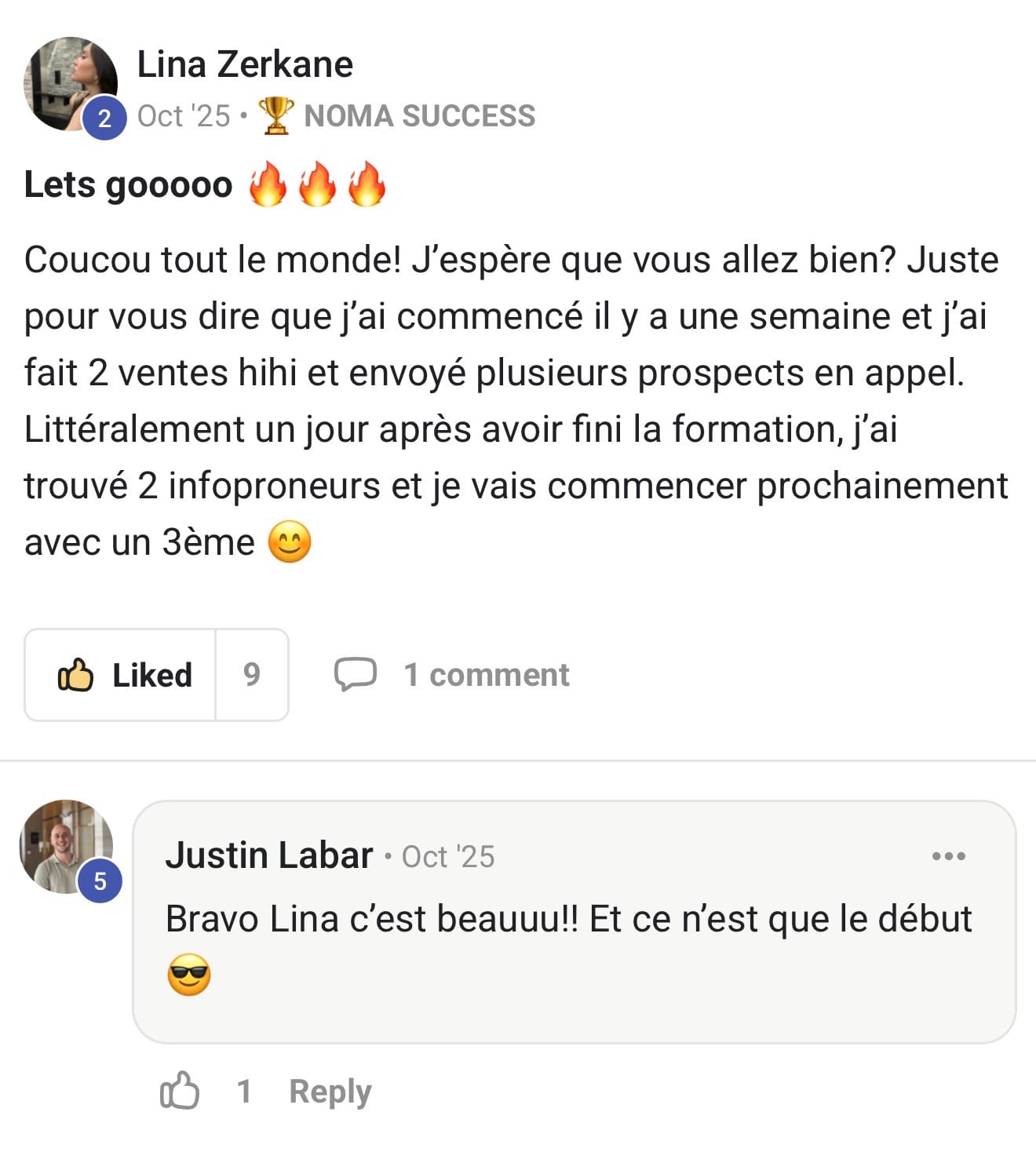 Témoignage Lina Zerkane