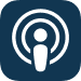 Apple Podcasts icon, dark teal