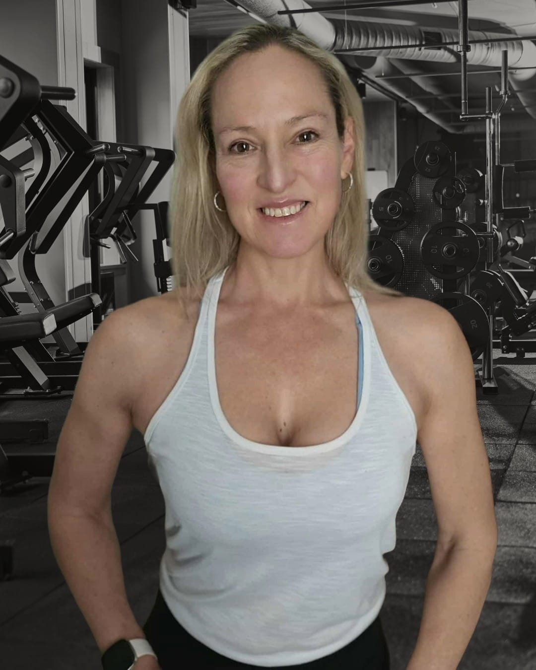 Women over 40 achieving weight loss results through online fitness coaching with coach Joh Watt