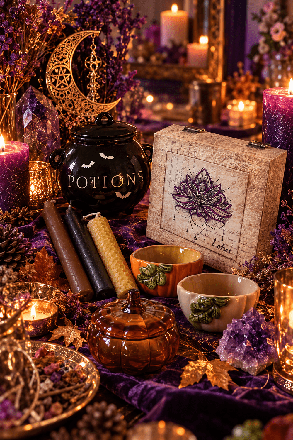Accessoires du rituel de Samhain