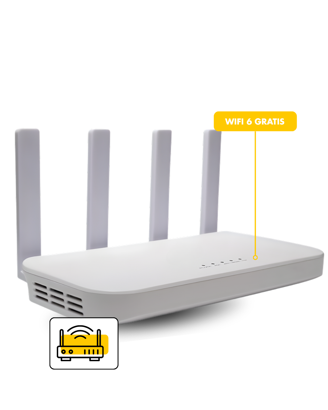 Router WiFi 6 Fibercot
