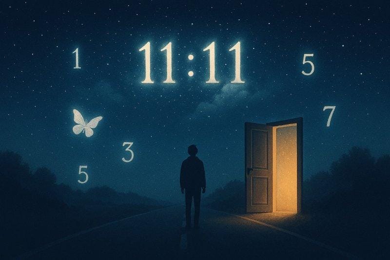 lustrzane godziny znaczenie godzina 11:11