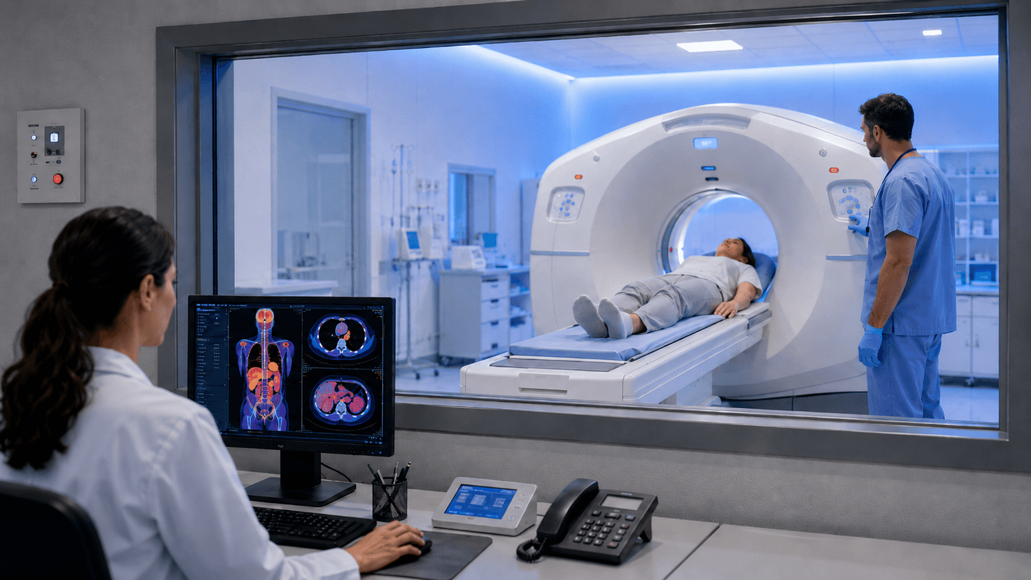 Imagen ilustrativa de un estudio de Medicina Nuclear