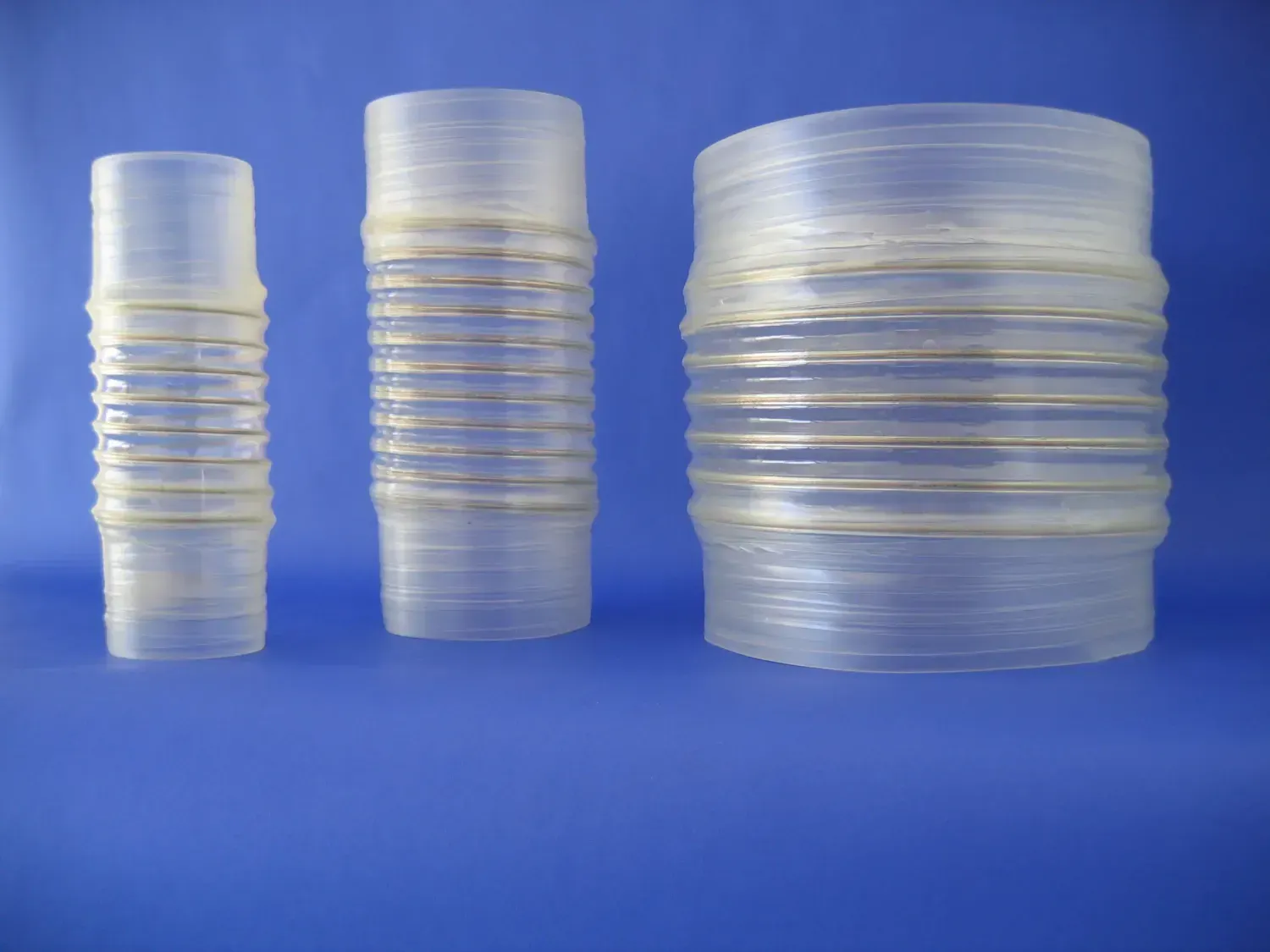 Manga transparente de poliuretano